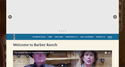 Desktop Screenshot of barberranch.com